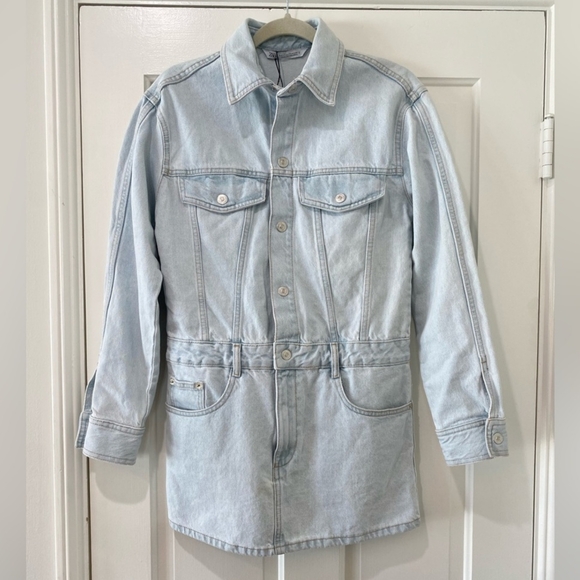 ZARA -- denim jacket dress - Picture 4 of 8